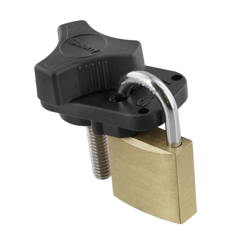 Scotty #3134 Downrigger Lock Set, 3-Pieces (Padlocks NOT Supplied),Black - Image 3